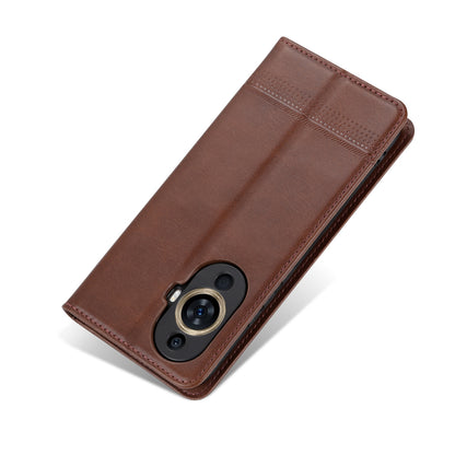 Huawei Nova 11 Leather Wallet Case with Card Holder & Magnetic Closure