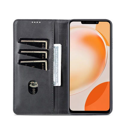 Huawei Enjoy 60X Leather Wallet Case with Card Holder & Magnetic Closure