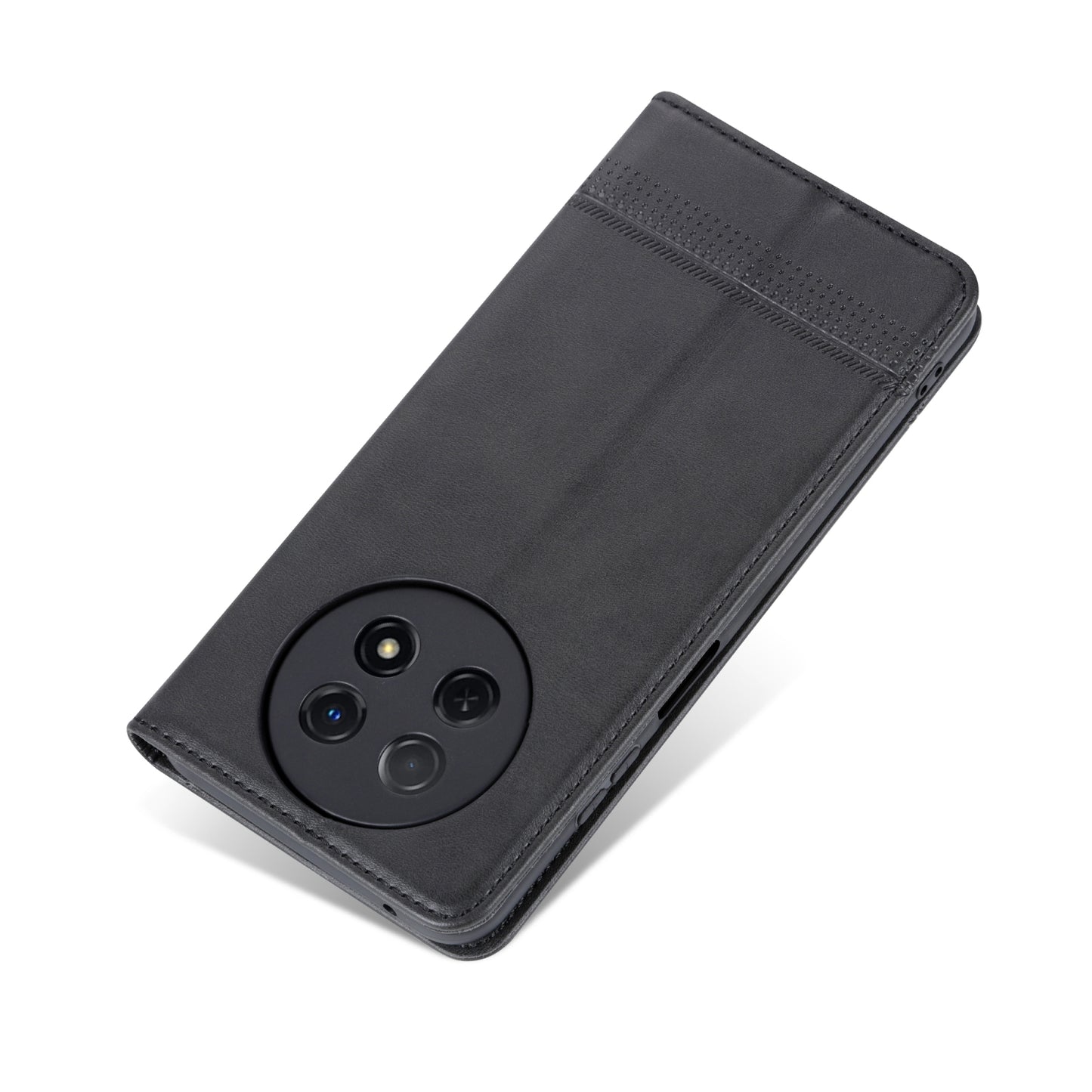 Huawei Enjoy 60X Leather Wallet Case with Card Holder & Magnetic Closure