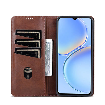 Huawei Maimang A20 Leather Wallet Case with Card Holder & Magnetic Closure