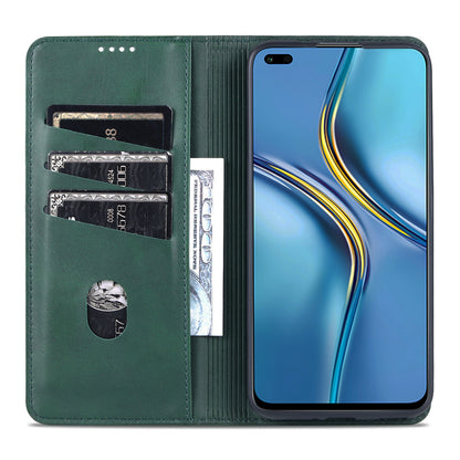 Huawei Enjoy 60 Pro Leather Wallet Case with Card Holder & Magnetic Closure