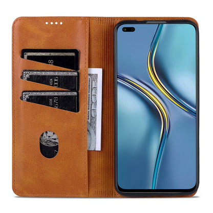 Huawei Enjoy 60 Pro Leather Wallet Case with Card Holder & Magnetic Closure