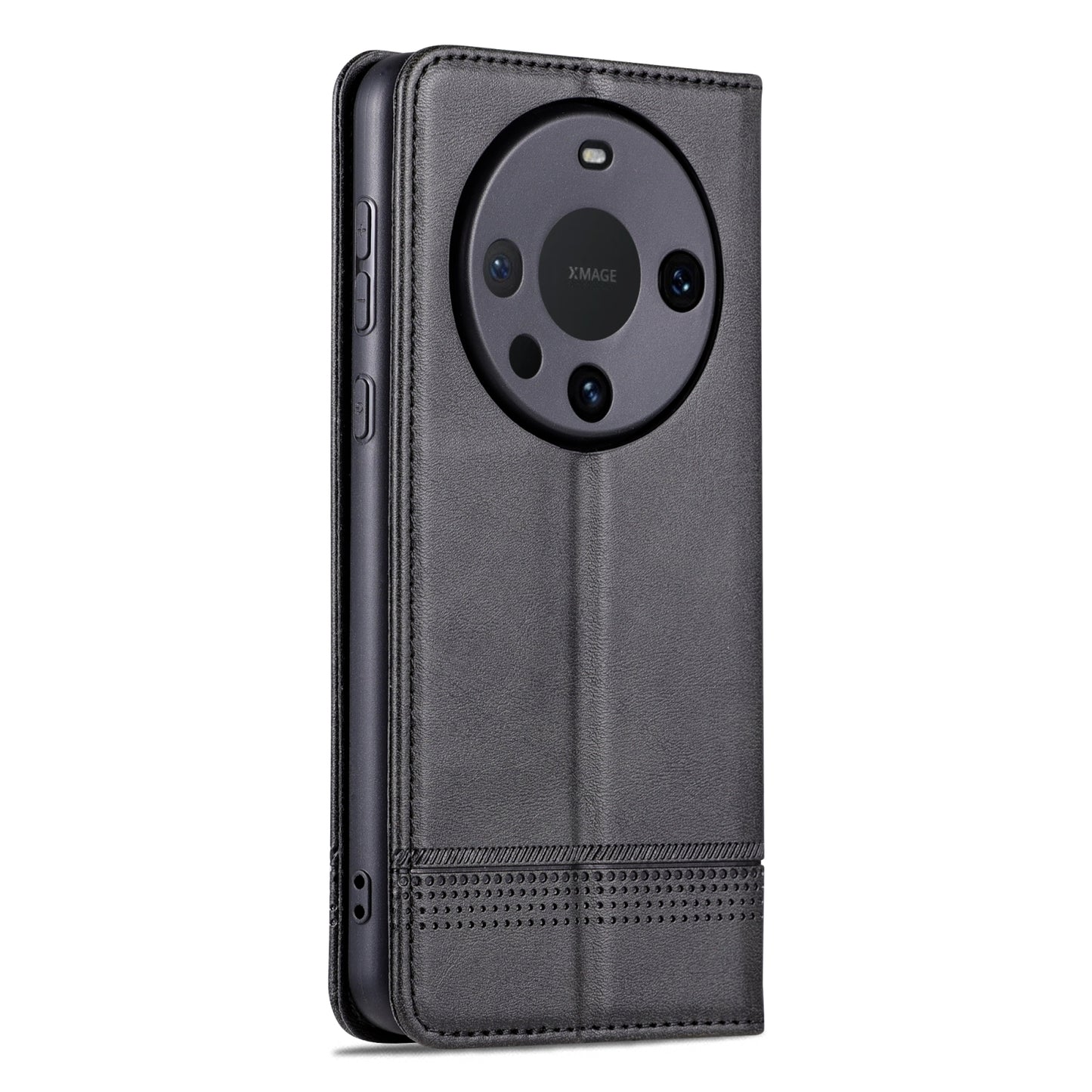 Huawei Mate 60 Leather Wallet Case with Card Holder & Magnetic Closure