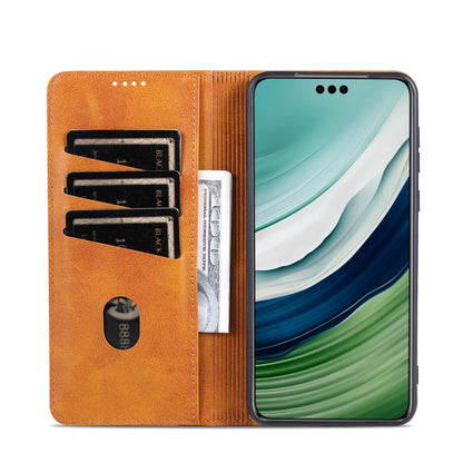 Huawei Mate 60 Pro Leather Wallet Case with Card Holder & Magnetic Closure