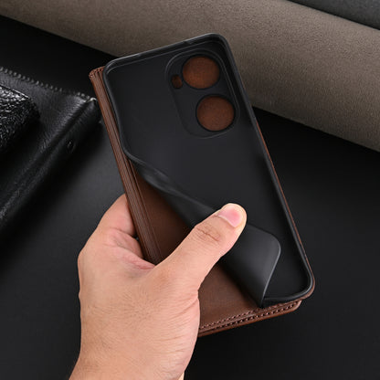 Huawei Nova 11 SE Leather Wallet Case with Card Holder & Magnetic Closure