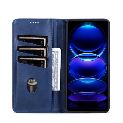 Huawei Enjoy 70 Leather Wallet Case with Card Holder & Magnetic Closure