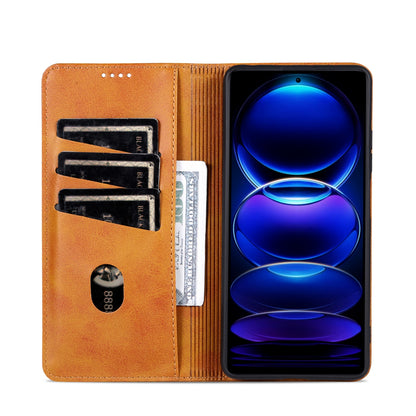 Huawei Enjoy 70 Leather Wallet Case with Card Holder & Magnetic Closure