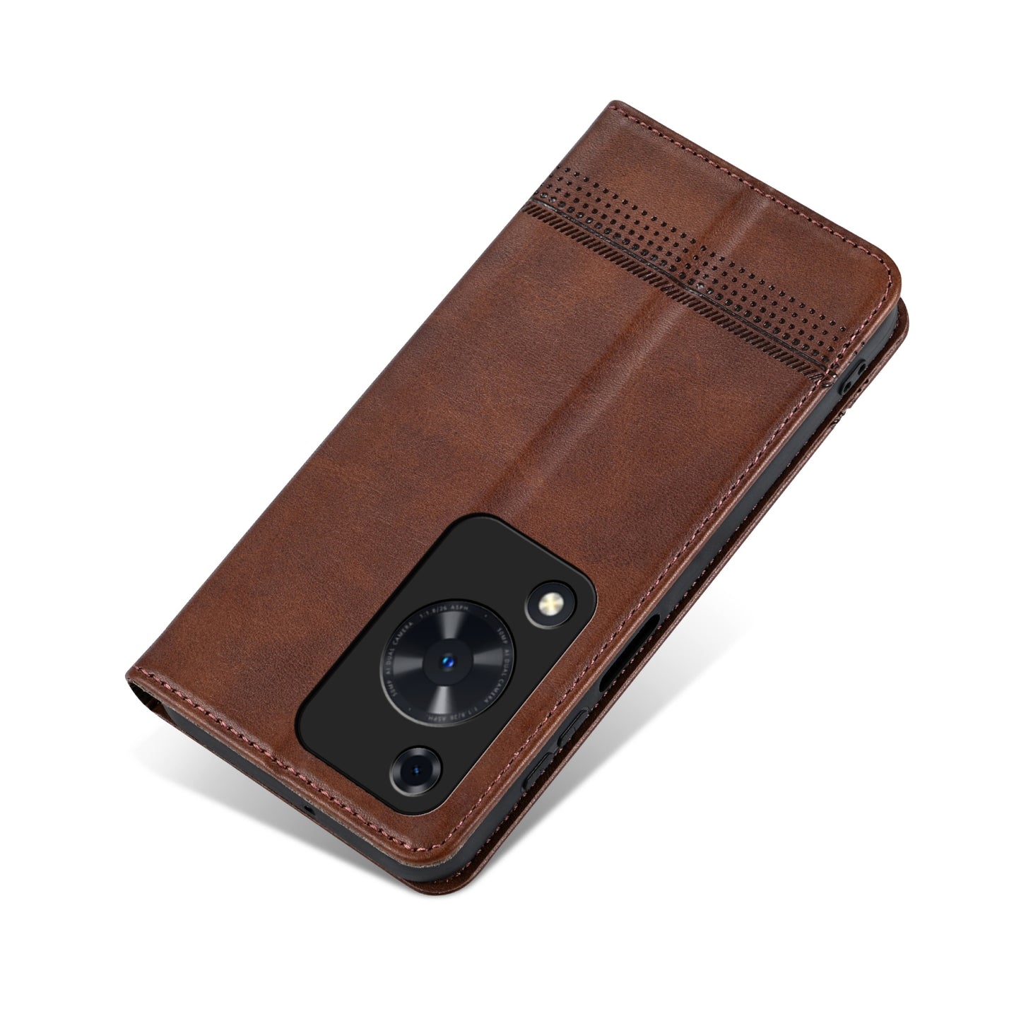 Huawei Enjoy 70 Leather Wallet Case with Card Holder & Magnetic Closure