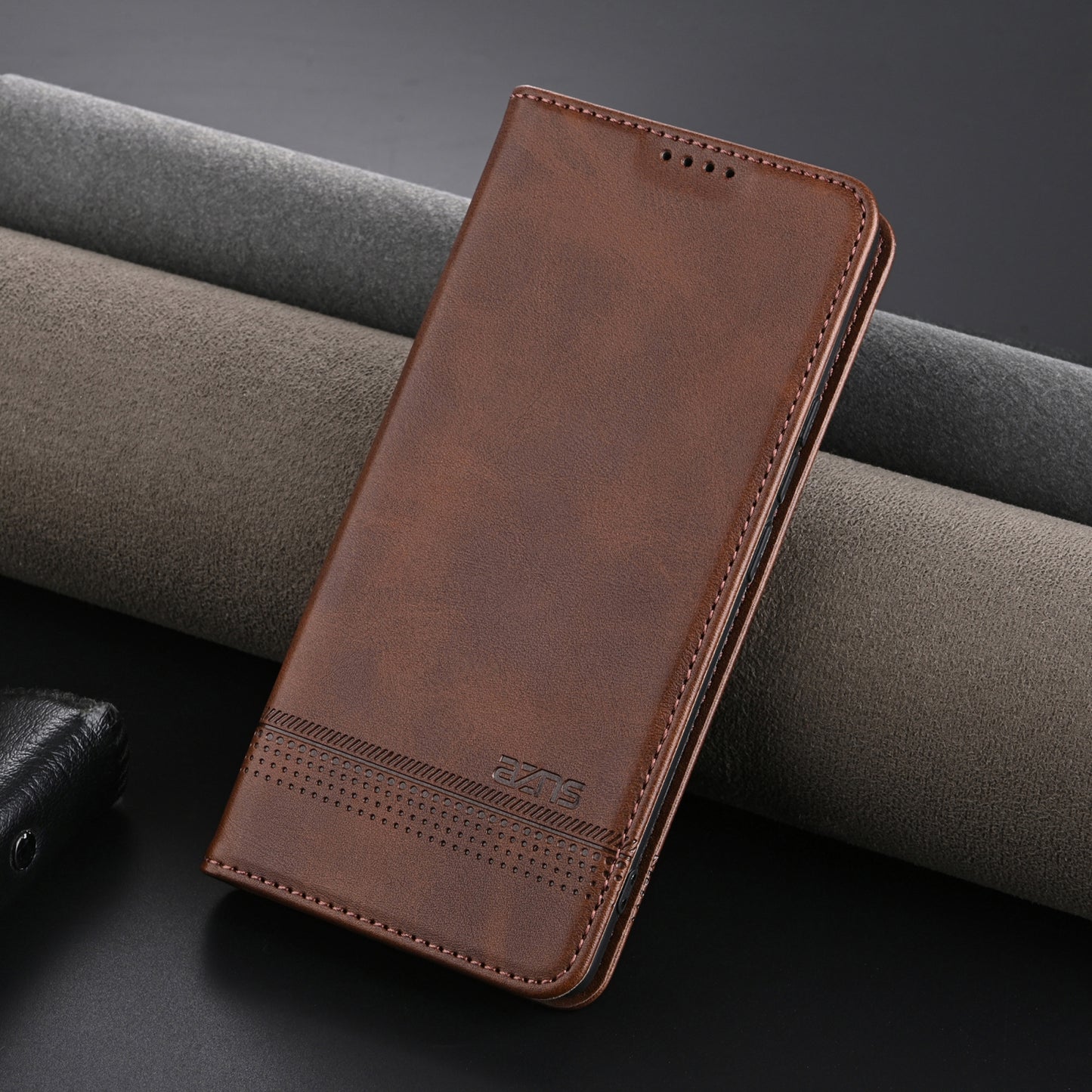 Huawei Nova 12 Pro Leather Wallet Case with Card Holder & Magnetic Closure