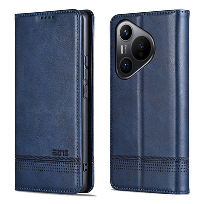 Huawei Pura 70 Leather Wallet Case with Card Holder & Magnetic Closure