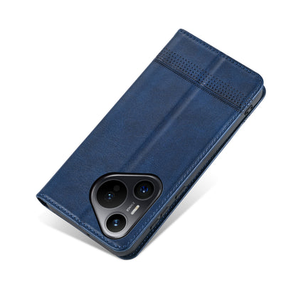 Huawei Pura 70 Leather Wallet Case with Card Holder & Magnetic Closure