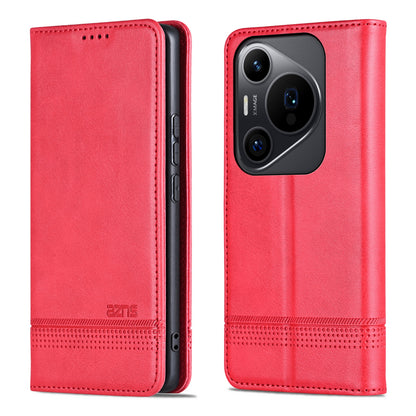 Huawei Pura 70 Pro/70 Pro+ Leather Wallet Case with Card Holder & Magnetic Closure