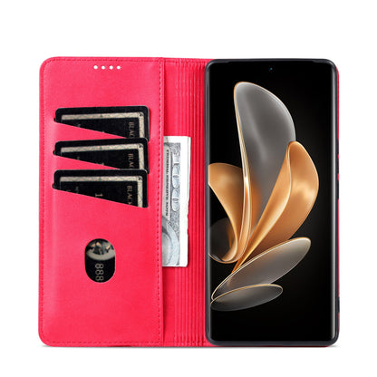 Huawei Pura 70 Pro/70 Pro+ Leather Wallet Case with Card Holder & Magnetic Closure