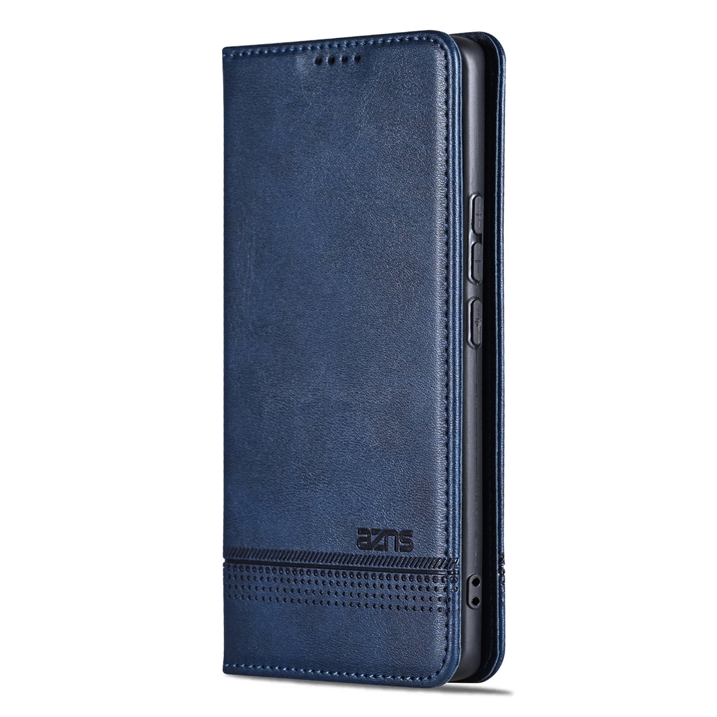 Huawei Pura 70 Pro/70 Pro+ Fine Hole Leather Wallet Case with Card Holder & Magnetic Closure