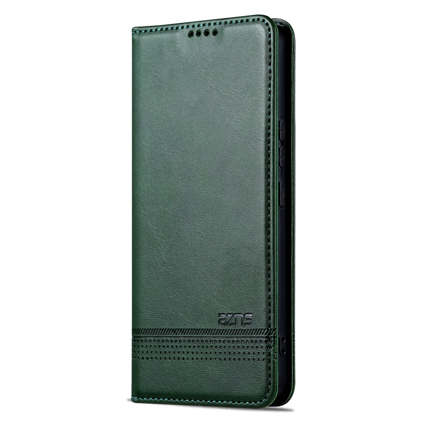 Huawei Pura 70 Fine Hole Leather Wallet Case with Card Holder & Magnetic Closure