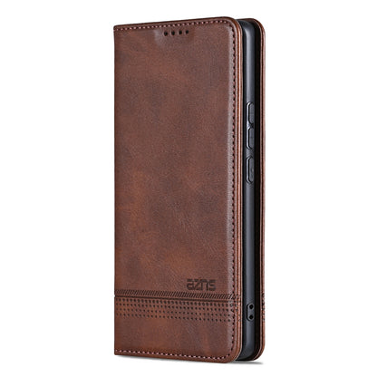 Huawei Pura 70 Fine Hole Leather Wallet Case with Card Holder & Magnetic Closure