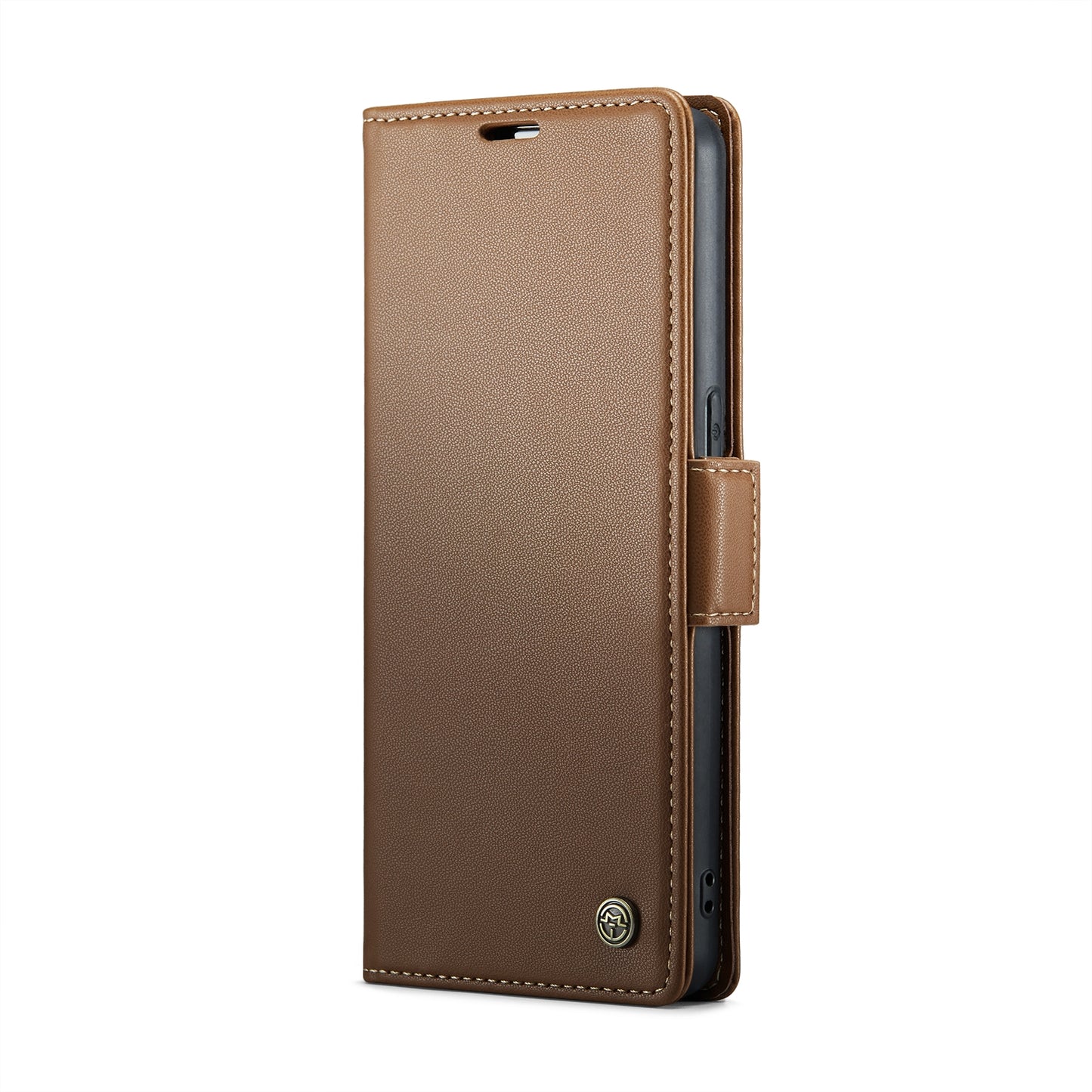 OPPO Reno8 Pro 5G Leather Case - RFID Anti-theft, Butterfly Buckle, Litchi Texture, Card Slot & Stand