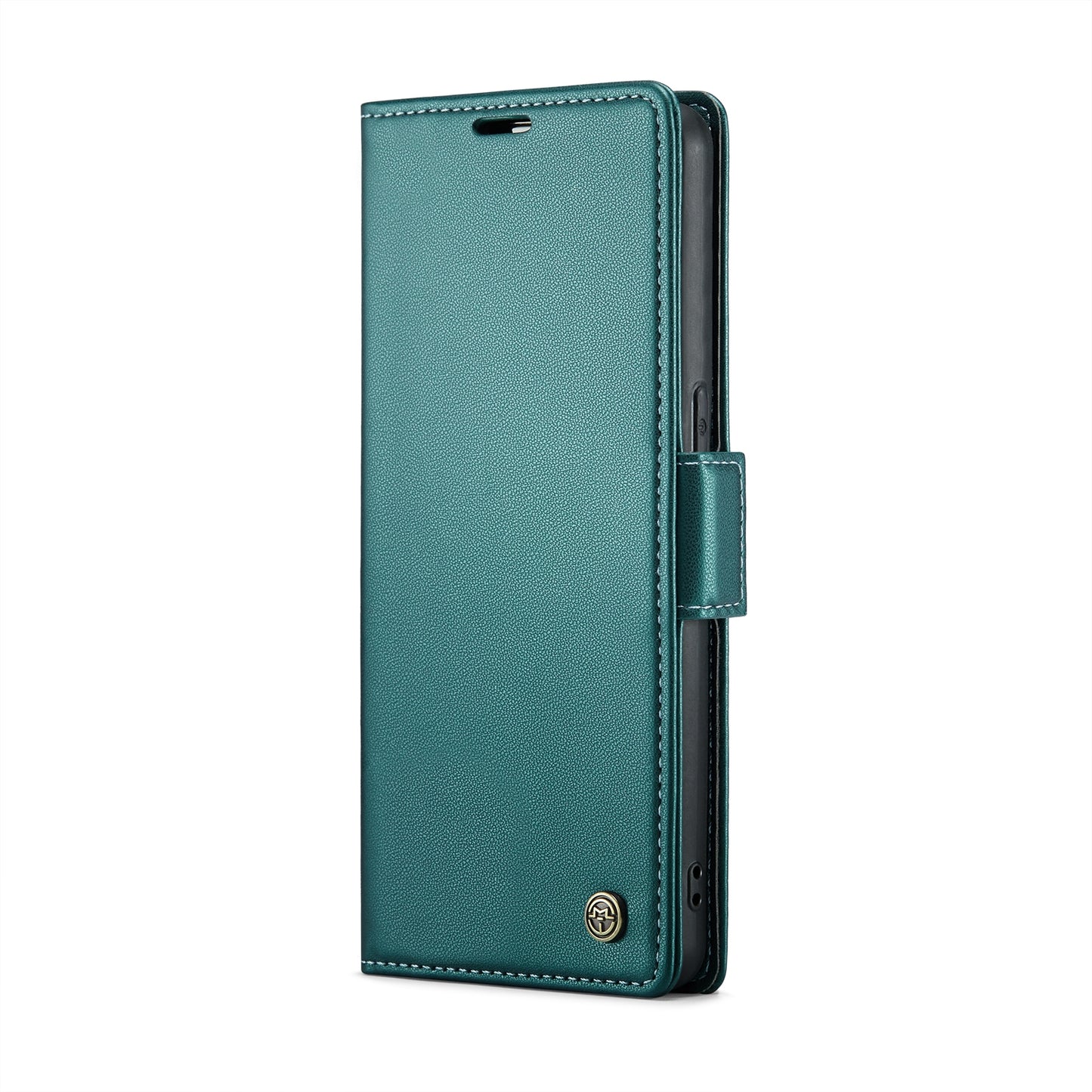 OPPO Reno8 5G Leather Case - RFID Anti-theft, Butterfly Buckle, Litchi Texture, Card Slot & Stand