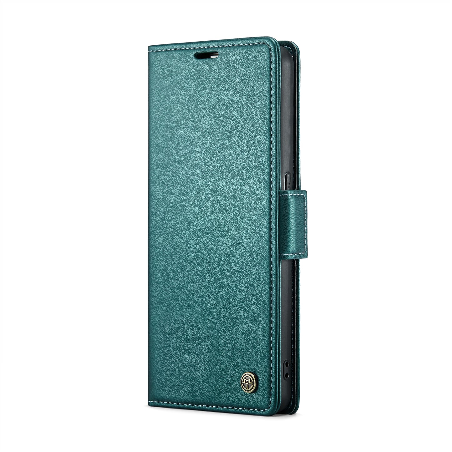 OPPO Reno8 T 4G Leather Case - RFID Anti-theft, Butterfly Buckle, Litchi Texture, Card Slot & Stand