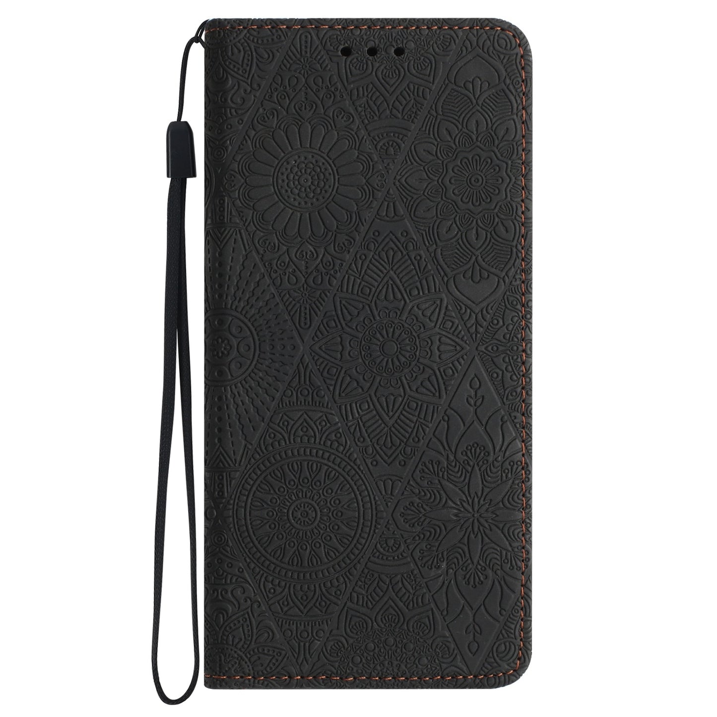 Samsung Galaxy A14 4G/5G Embossed Leather Case with Card Holder & Stand