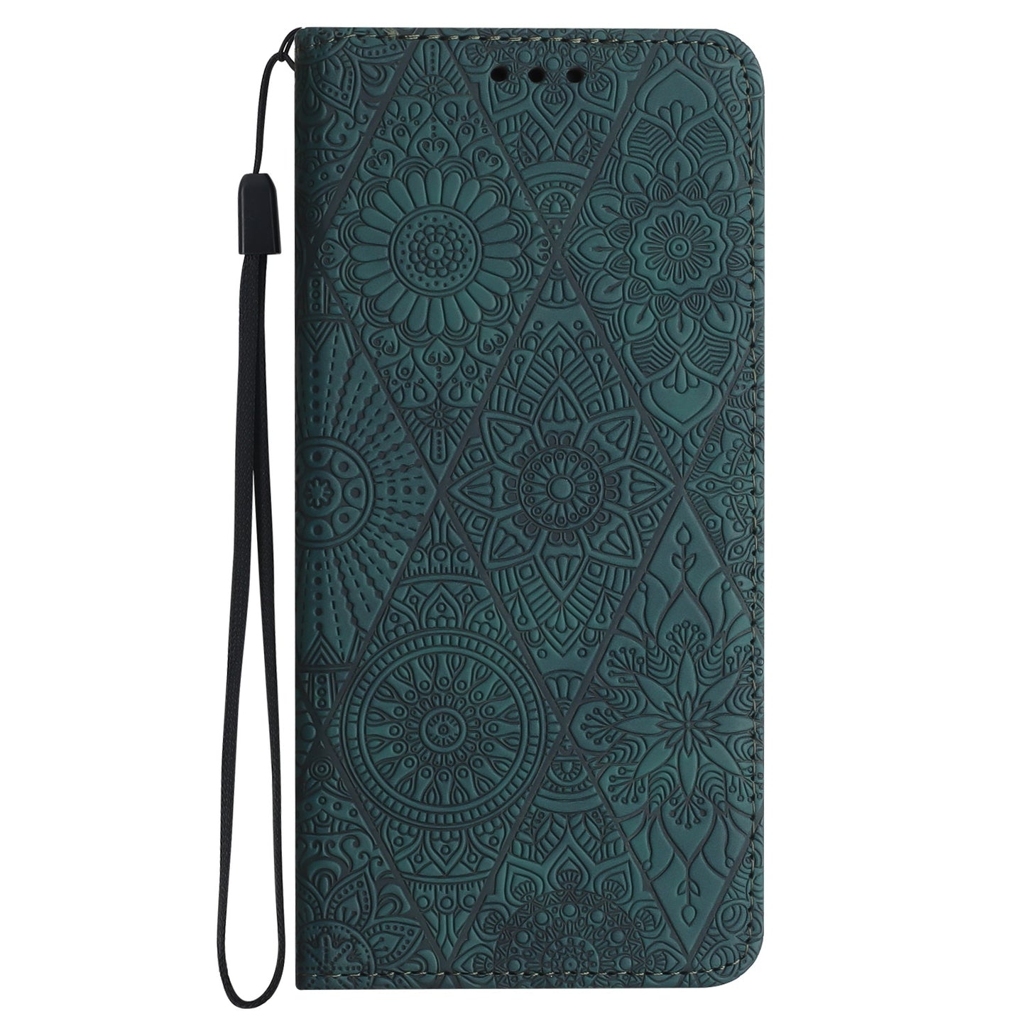 iPhone 14 Ethnic Embossed Adsorption Leather Phone Case