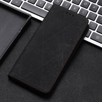 iPhone 11 Ethnic Embossed Adsorption Leather Phone Case