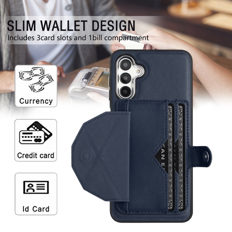 Samsung Galaxy A34 5G Leather Case - Shockproof with Card Holder, Durable Design