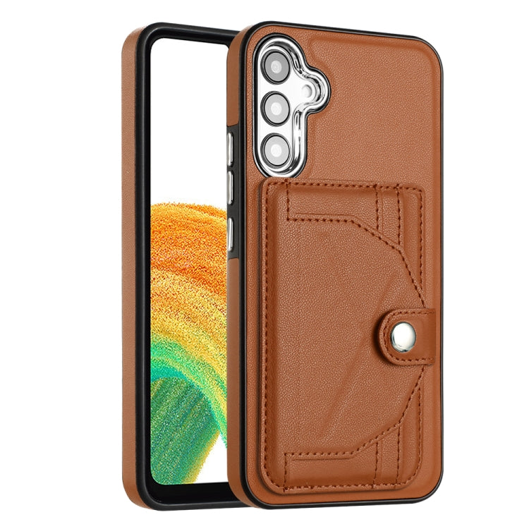 Samsung Galaxy A34 5G Leather Case - Shockproof with Card Holder, Durable Design