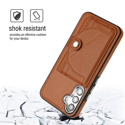 Samsung Galaxy A34 5G Leather Case - Shockproof with Card Holder, Durable Design