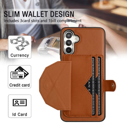 Samsung Galaxy A34 5G Leather Case - Shockproof with Card Holder, Durable Design