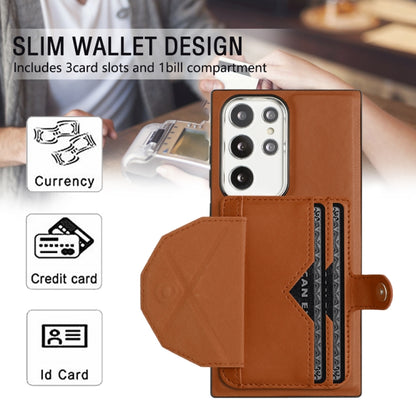 Samsung Galaxy S22 Ultra 5G Leather Case - Shockproof with Card Holder, Durable Design