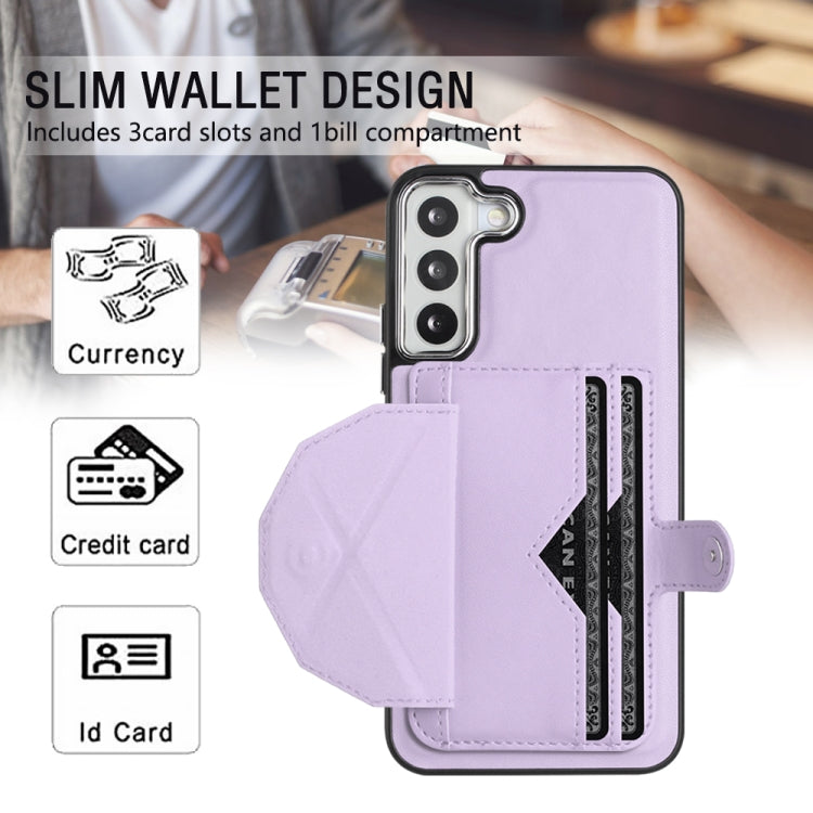 Samsung Galaxy S22+ 5G Leather Case - Shockproof with Card Holder, Durable Design