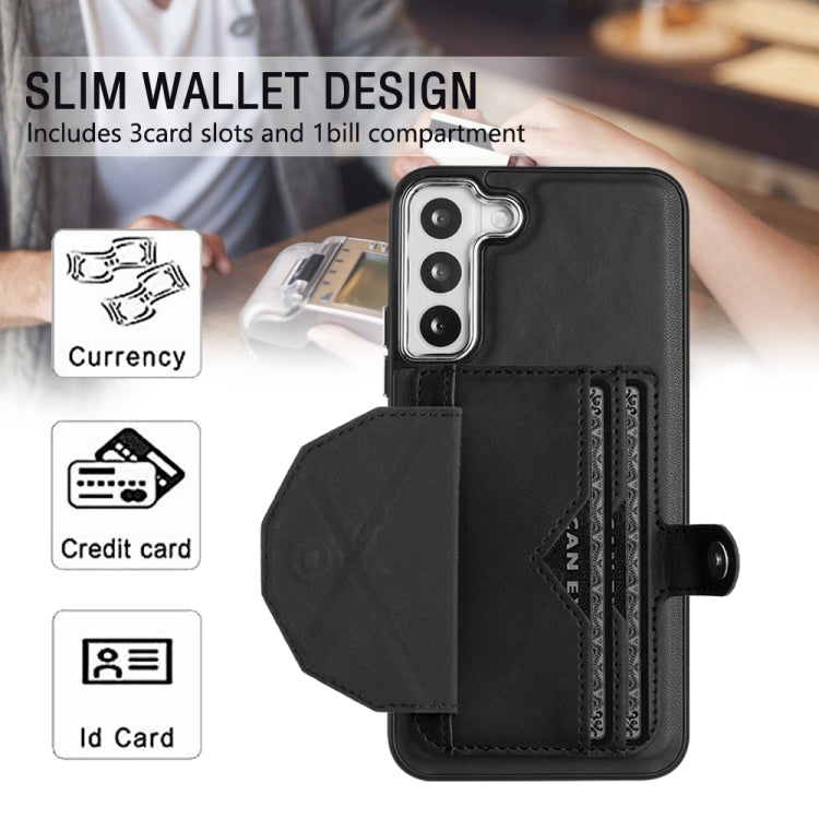 Samsung Galaxy S22 5G Leather Case - Shockproof with Card Holder, Durable Design