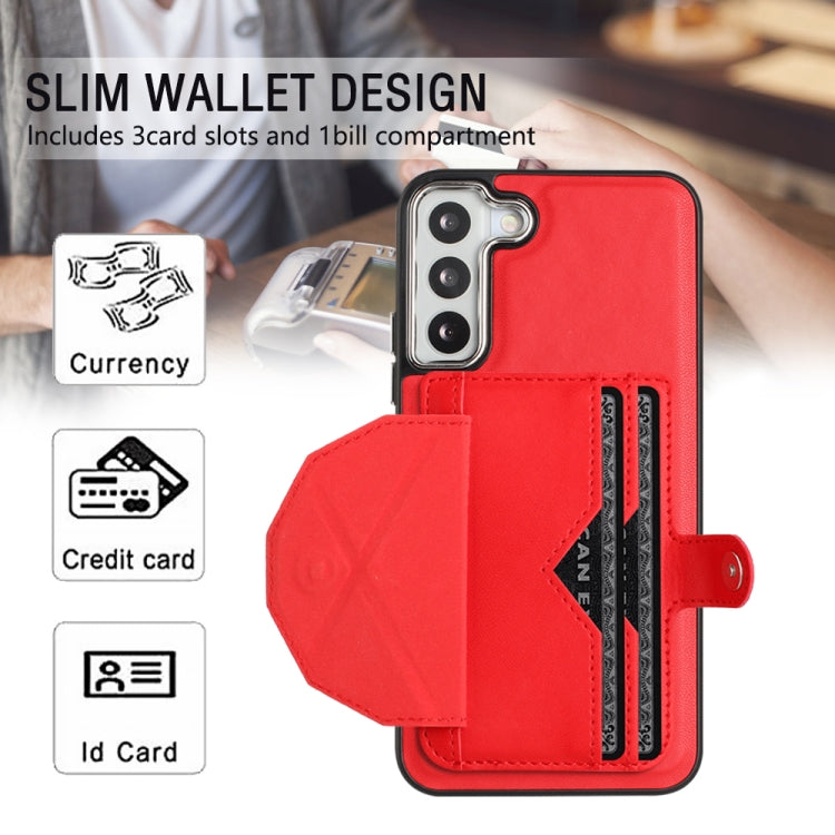 Samsung Galaxy S22 5G Leather Case - Shockproof with Card Holder, Durable Design