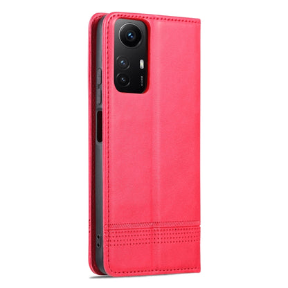 Xiaomi Redmi Note 12S Leather Wallet Case with Card Holder & Magnetic Closure