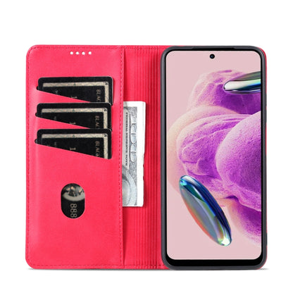 Xiaomi Redmi Note 12S Leather Wallet Case with Card Holder & Magnetic Closure