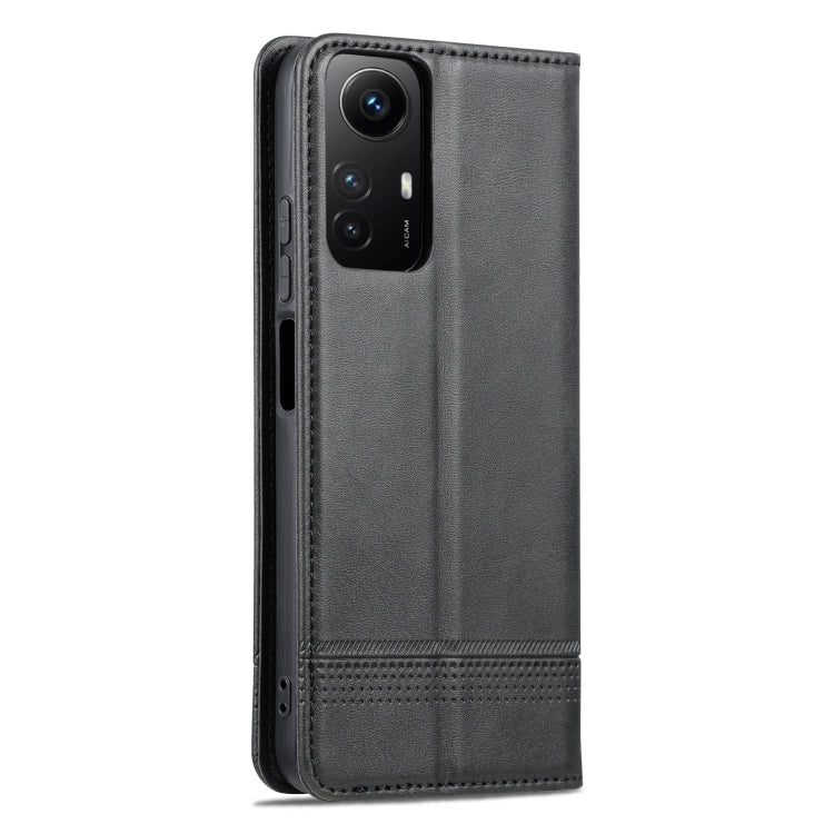 Xiaomi Redmi Note 12S Leather Wallet Case with Card Holder & Magnetic Closure