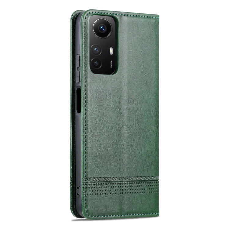 Xiaomi Redmi Note 12S Leather Wallet Case with Card Holder & Magnetic Closure