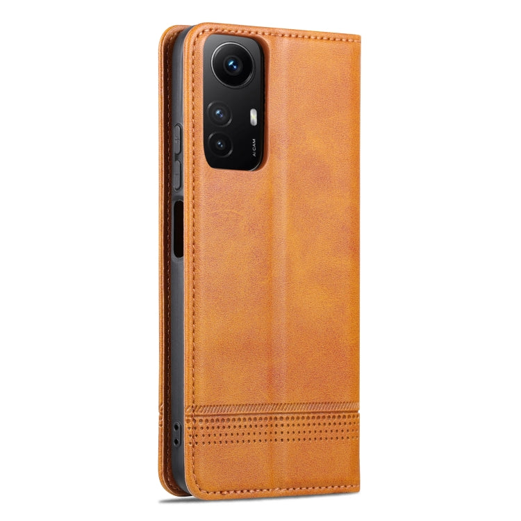 Xiaomi Redmi Note 12S Leather Wallet Case with Card Holder & Magnetic Closure