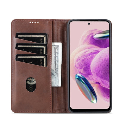 Xiaomi Redmi Note 12S Leather Wallet Case with Card Holder & Magnetic Closure