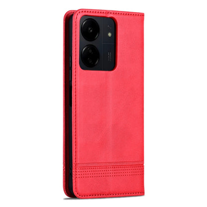 Xiaomi Redmi 13C/Poco C65 Leather Wallet Case with Card Holder & Magnetic Closure