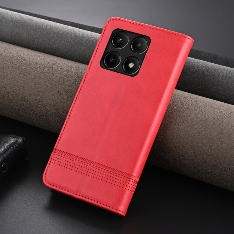 Xiaomi Redmi K70/K70 Pro Leather Wallet Case with Card Holder & Magnetic Closure