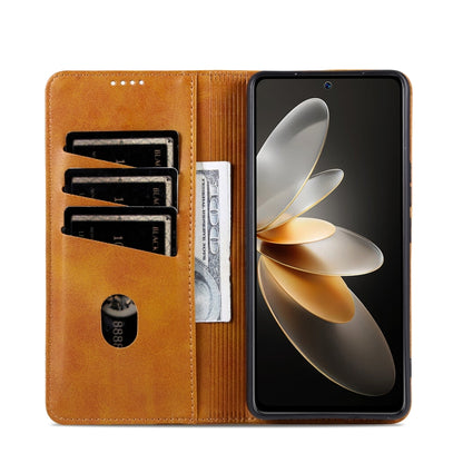 Xiaomi Redmi K70E Leather Wallet Case with Card Holder & Magnetic Closure