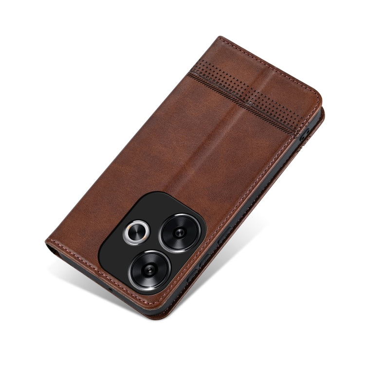 Xiaomi Redmi Turbo 3 Leather Wallet Case with Card Holder & Magnetic Closure