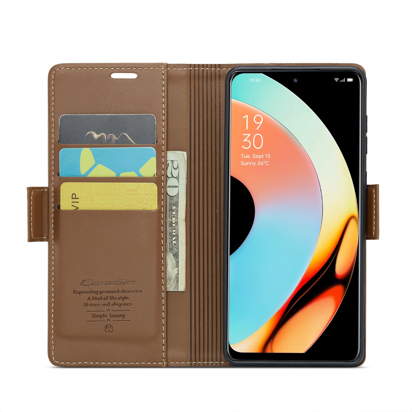 Realme 10 Pro 5G Leather Case - RFID Anti-theft, Litchi Texture, Wallet & Stand Feature