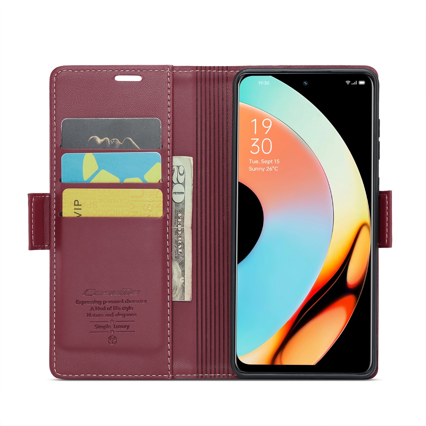 Realme 10 Pro 5G Leather Case - RFID Anti-theft, Litchi Texture, Wallet & Stand Feature