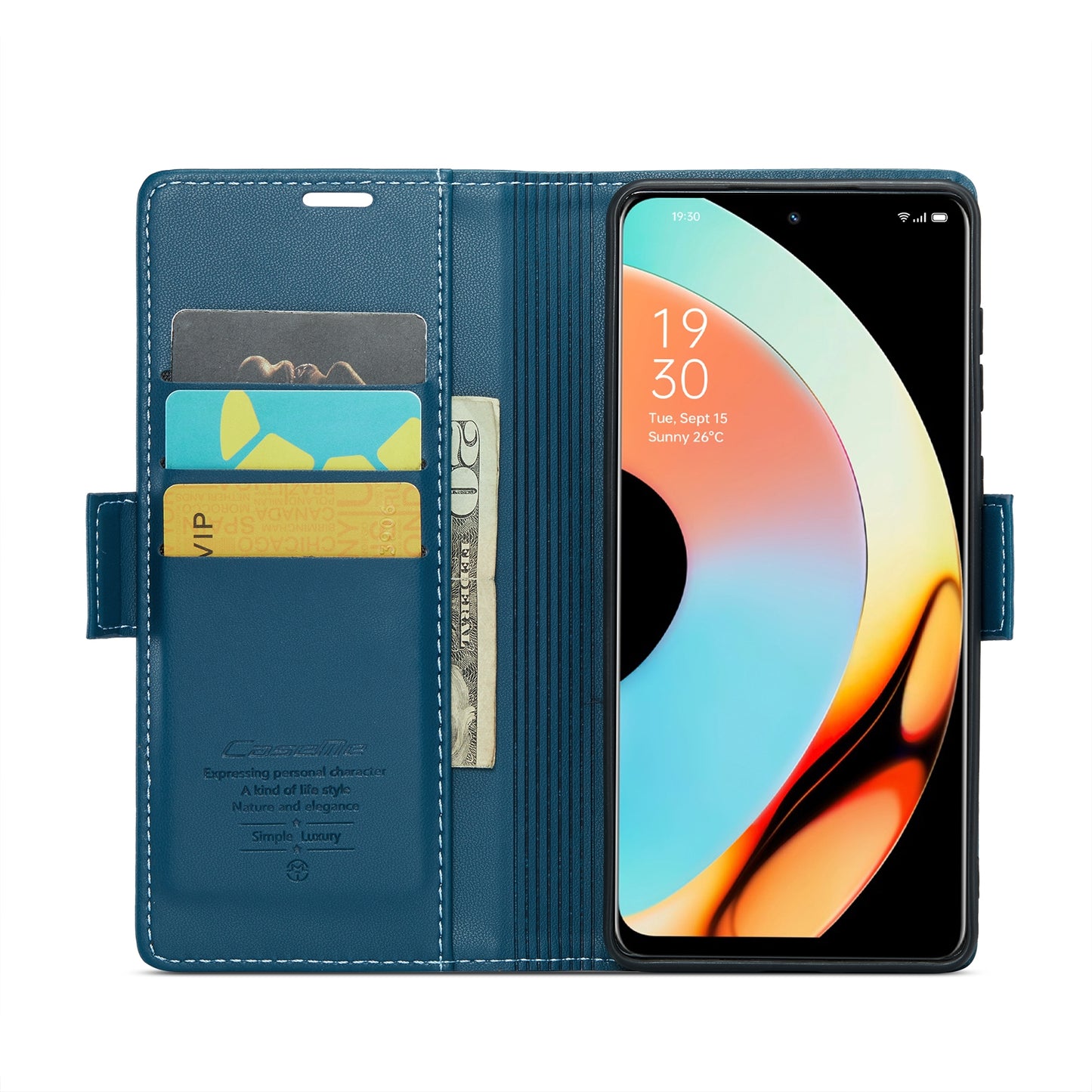 Realme 10 Pro 5G Leather Case - RFID Anti-theft, Litchi Texture, Wallet & Stand Feature