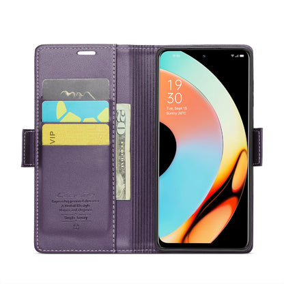 Realme 10 Pro 5G Leather Case - RFID Anti-theft, Litchi Texture, Wallet & Stand Feature