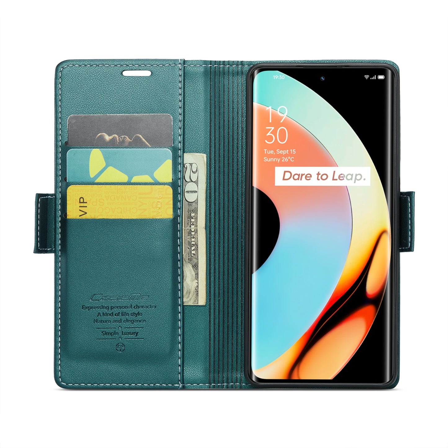 Realme 10 Pro+ Leather Case - RFID Anti-theft, Litchi Texture, Wallet & Stand Feature