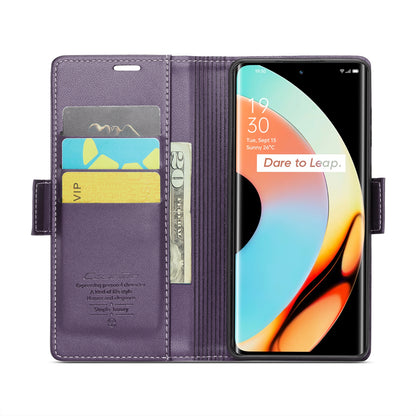 Realme 10 Pro+ Leather Case - RFID Anti-theft, Litchi Texture, Wallet & Stand Feature